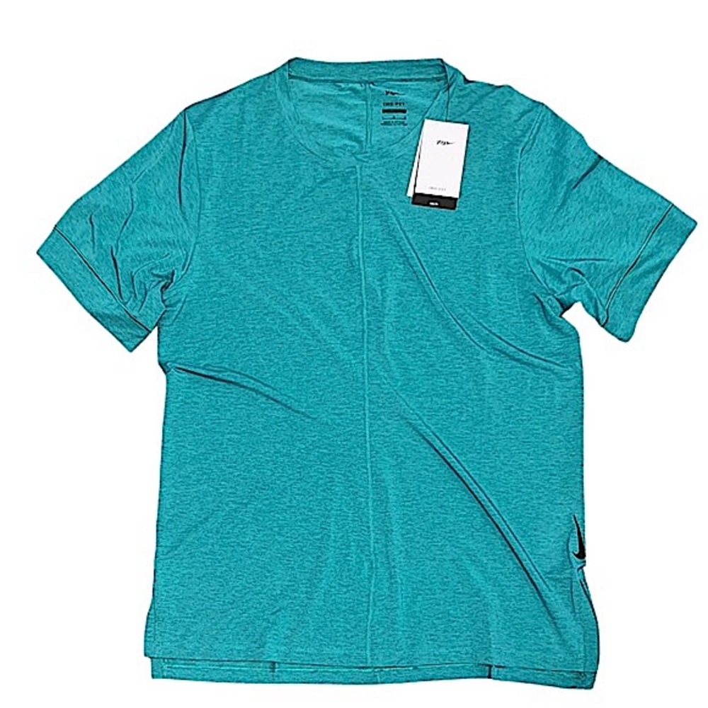 Nike Yoga Men’s Short Sleeve Top Neptune Green
